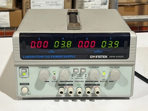GW Instek GPS-2303 2-Channel Adjustable DC Power Supply 0-30 V, 0-3 A - AS-IS