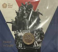 2020 £2 - VICTORY - VE DAY TWO POUNDS - BRILLIANT UNCIRCULATED - BU COIN PACK