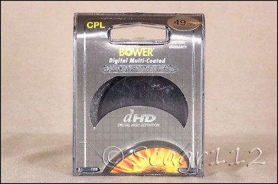 Bower 49mm dHD Digital High Definition Multicoated Circular Polarizer CPL Filter