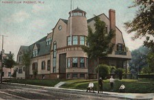 Vintage Postcard 1907 Passaic City Club, Passiac, New Jersey (NJ)