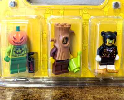 New (Lot of 3) Lego BAM 2023 Minifigures: Halloween Tree Cat Jack