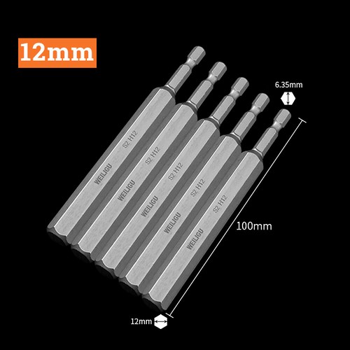 100 150 200 300mm Extra Long Hex Key Allen Bit Set Magnetic Quick Change Connect - Picture 21 of 32