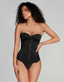 Agent Provocateur Black Mercy Corset Size 3 UK10 EU 38