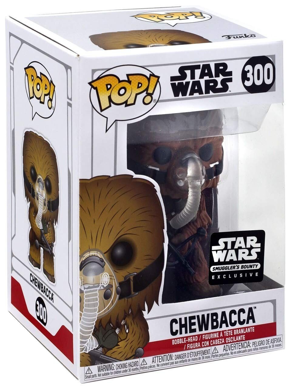 Funko Pop! Star Wars - Chewbacca Smugglers Bounty Exclusive #300 +Protector