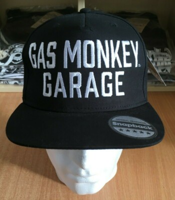 Original Gas Monkey Garage Baseballkappe Mütze schwarz bestickt Logo brandneu