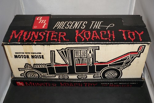 The Munsters 1964 AMT Koach Toy Car Figure NEW With Dealer Display Box