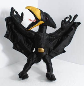 Vintage Applause Co. Plush Flying Raven Collectible Halloween 12 inch