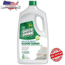 Quick Shine Multi-Surface Floor Finish, 64 fl oz Unscented Household Floor Clear