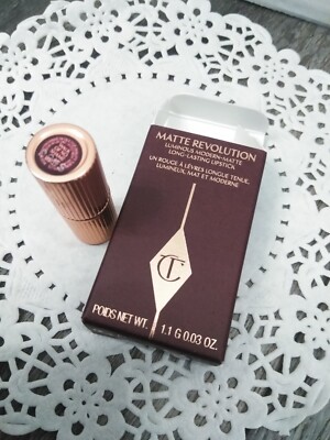 Charlotte Tilbury Matte Revolution Lipstick Mini WALK OF NO SHAME 1.1g NIB