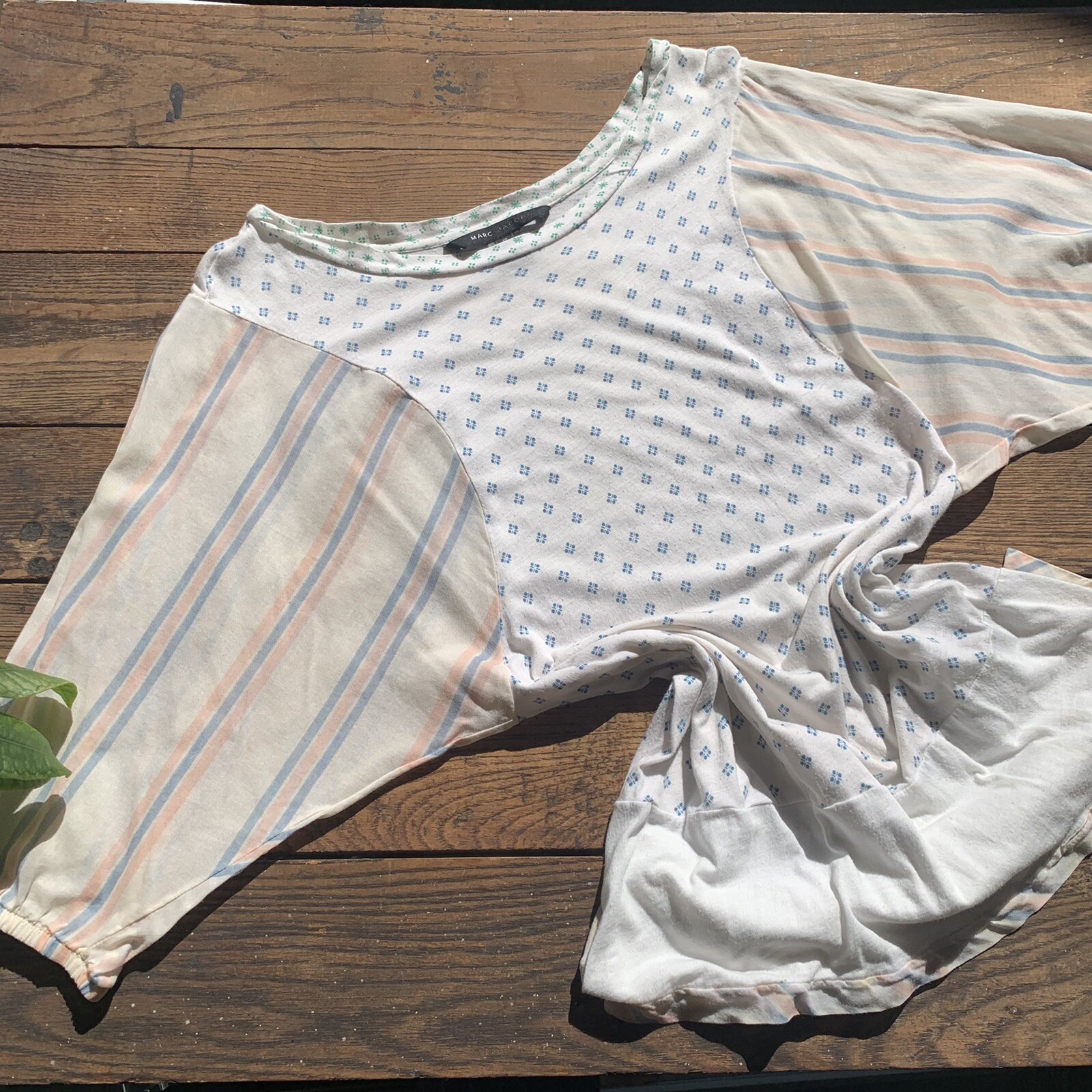 Marc Jacobs Cotton Multicolor Patchwork Balloon S… - image 1