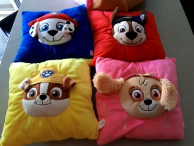 Paw Patrol All Pillows Lidl 4 Piece Collectors Clearance Excellent Condition Rare 