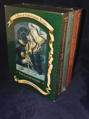 Serie unglücklicher Ereignisse Box Set Bücher The Gloom Looms von Lemony Snicket NEU