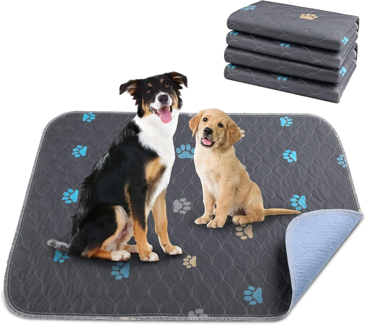 Aitmexcn Washable Puppy Dog Pee Pad 2PCS 100 Waterproof Whelping
