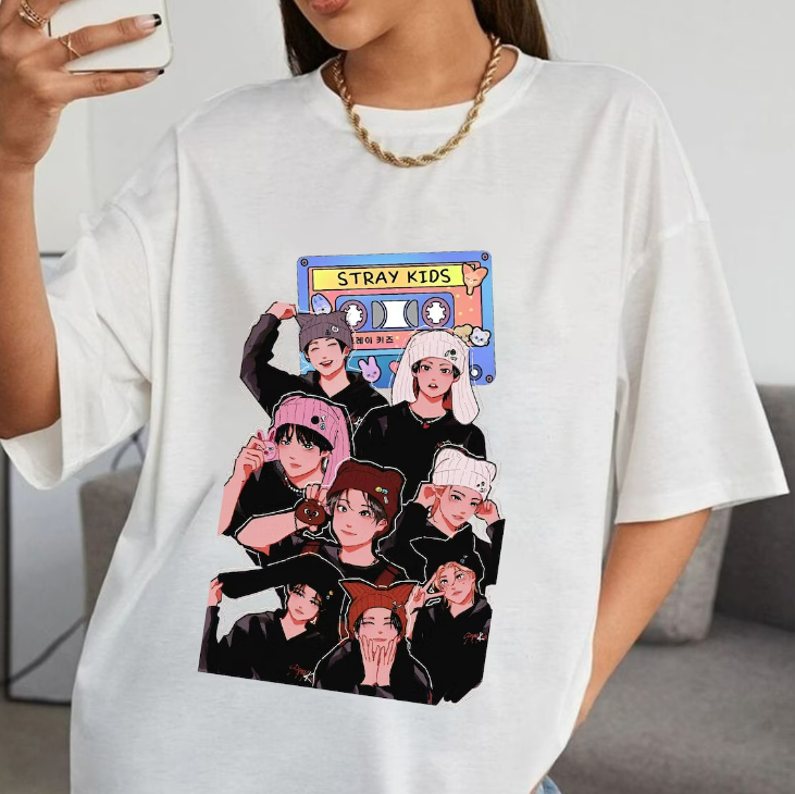 Stray Kids Fanart Cute Shirt, Stray Kids 5 Star Album T-Shirt | eBay