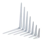 London Wall Brackets Neptune WHITE Metal Steel Shelf Wall Shelving Supports