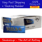 1x Box Rizla Blue Cigarette Papers 50 Booklets = 3000 papers