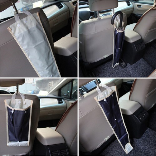2 Pcs Umbrella Bag Folding Reusable Car Pocket Holder Waterproof