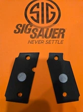 Sig Sauer Arms P238 238 .380ACP black smooth Grips wth Legion medallions