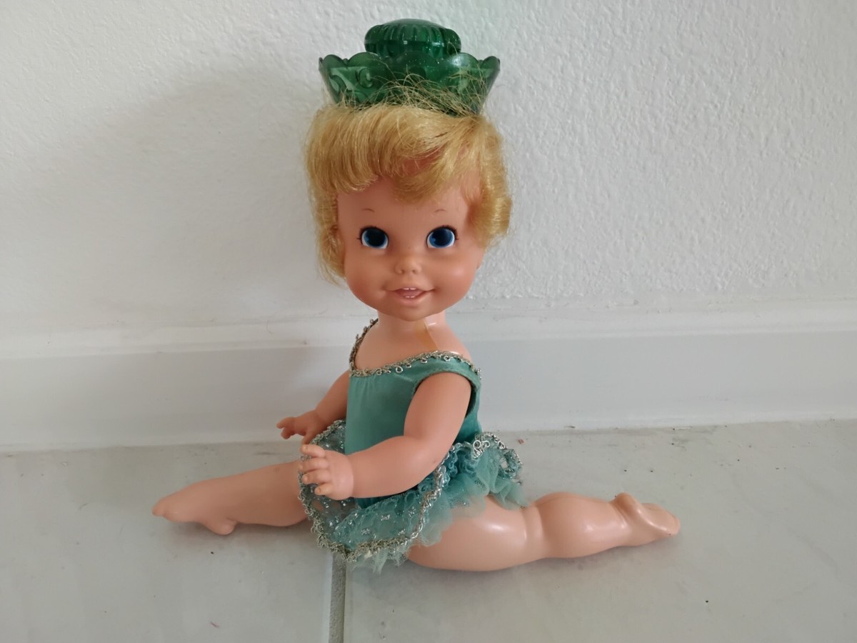 MATTEL Baby Dancerina Ballerina doll 1969 Vintage Blue Dress