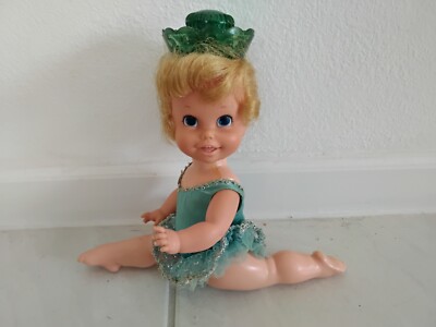 MATTEL Baby Dancerina Ballerina doll 1969 Vintage Blue Dress