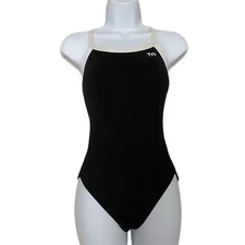 TYR Women's Hexa Diamond fit Black & White Swimsuit Size 32 (XXS)