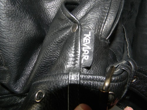 XPERT Padded, Vented,Liner BLACK LEATHER BIKER COAT XL (HEAVY) EUC - Foto 2 di 4