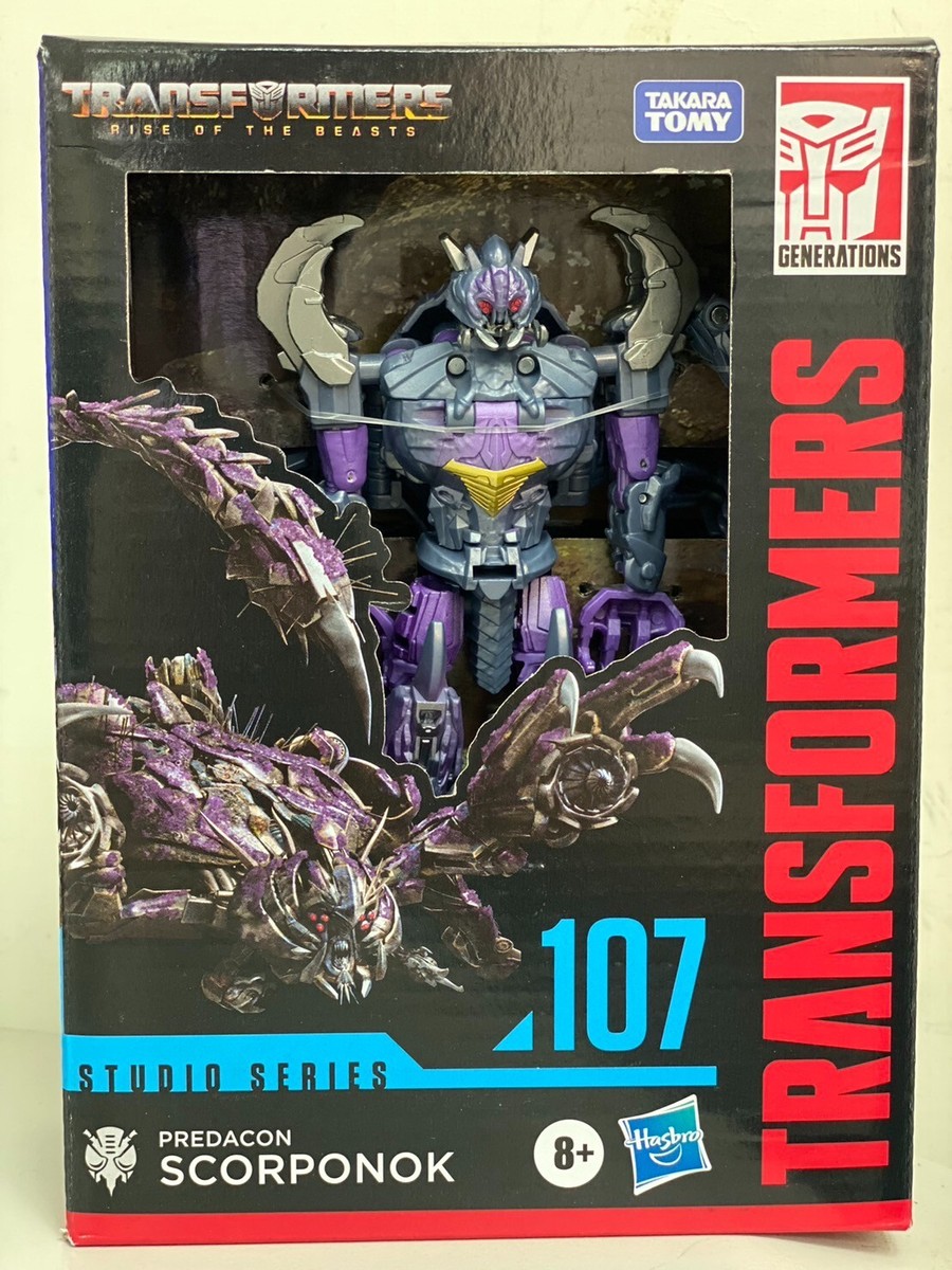 HASBRO TRANSFORMERS STUDIO SERIES TF7 107 DELUXE SCORPONOK ACTION