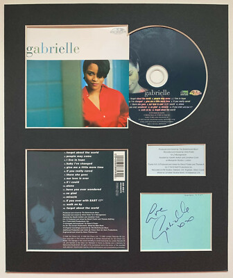 GABRIELLE - Signed Autographed - GABRIELLE - Album Display