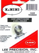 LEE 90162 45 ACP CASE LENGTH GAUGE & SHELL HOLDER 