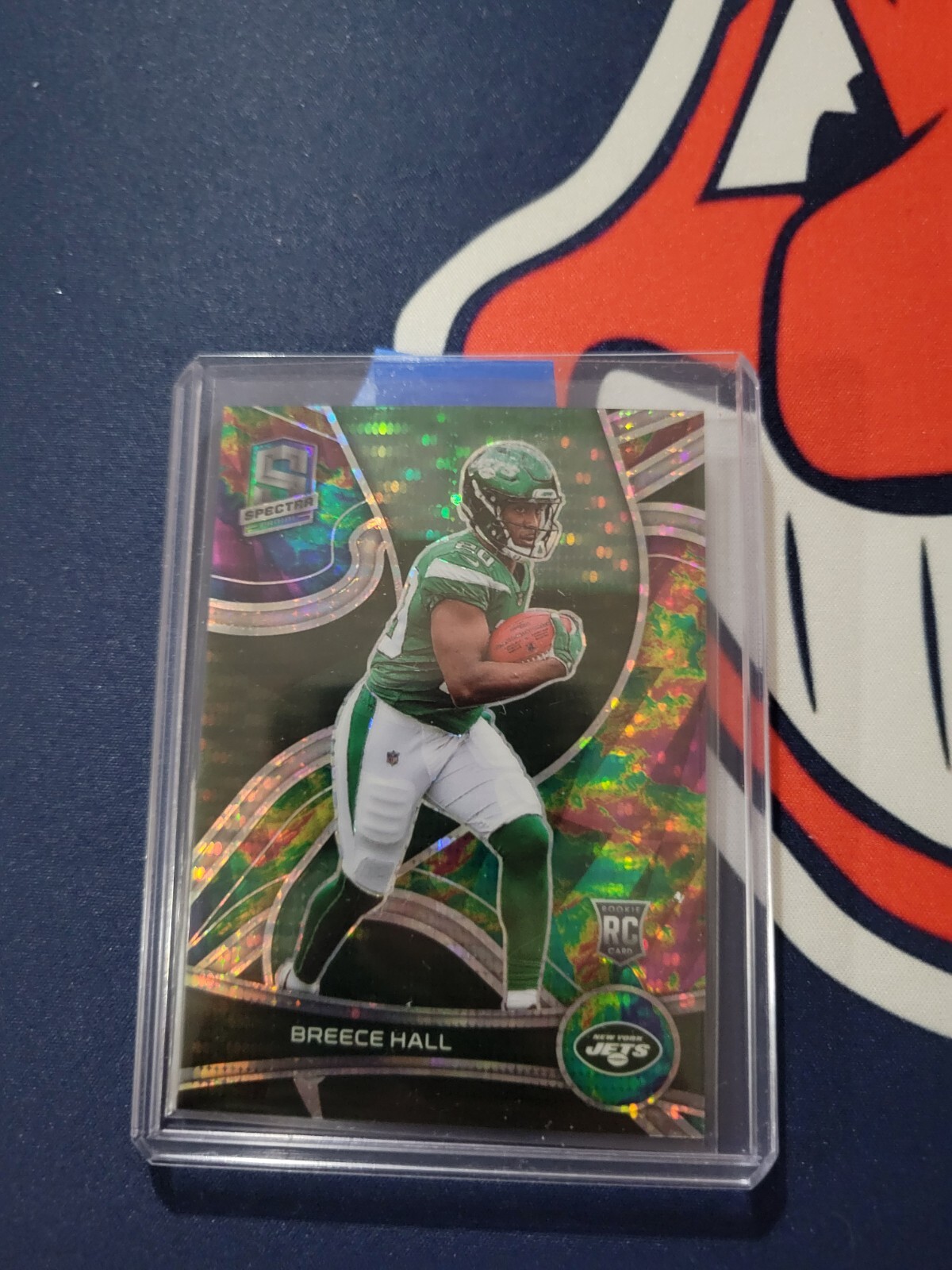 2022 Panini Spectra - Rookies Celestial Prizm #141 Breece Hall /99 (RC)