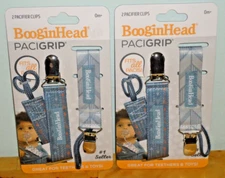 BooginHead PaciGrip Pacifier Clip - 2 Pack - 4 Total Clips NWT