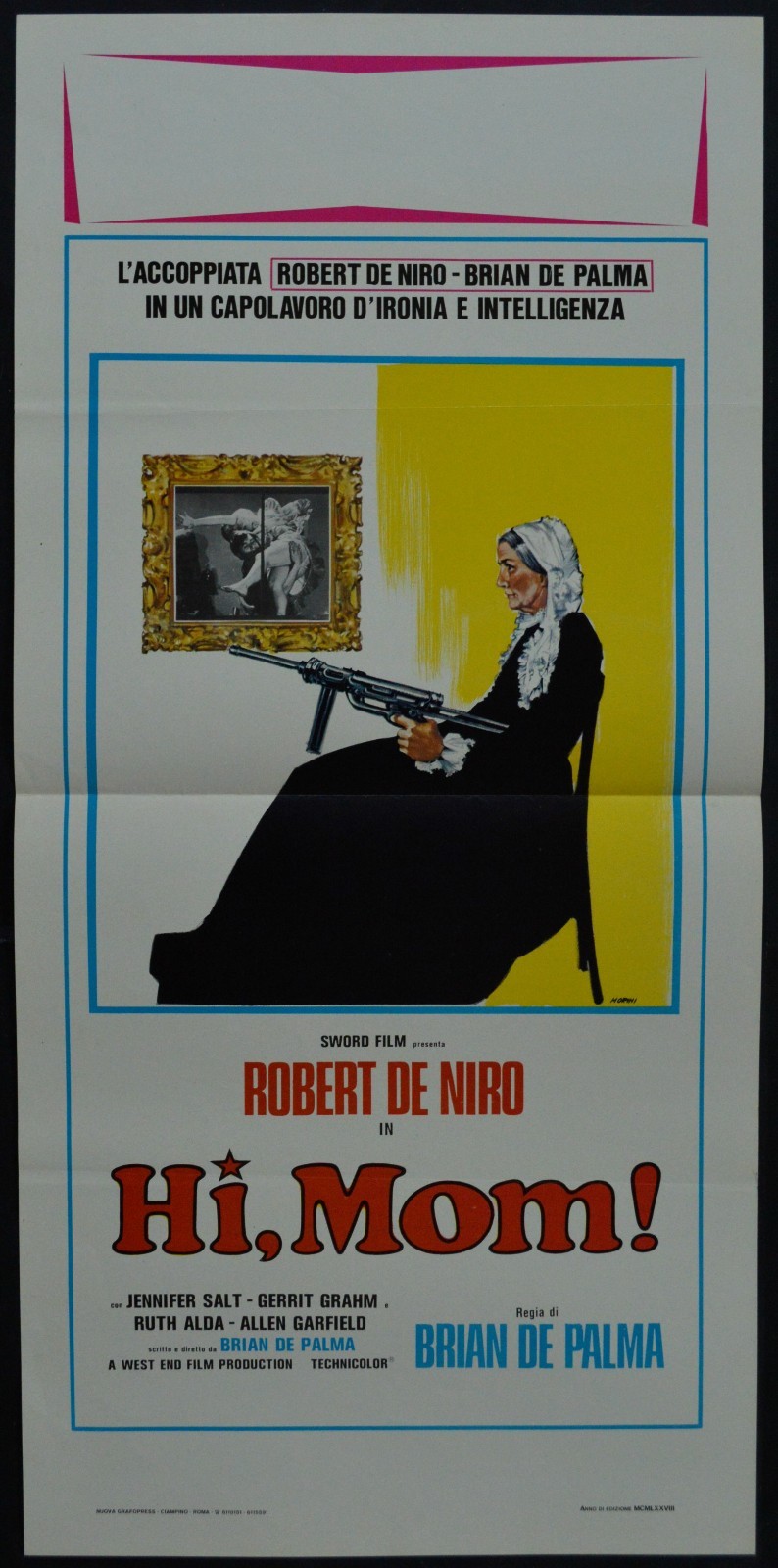 Locandina originale film Hi, Mom! (1970) - Regia di Brian De Palma