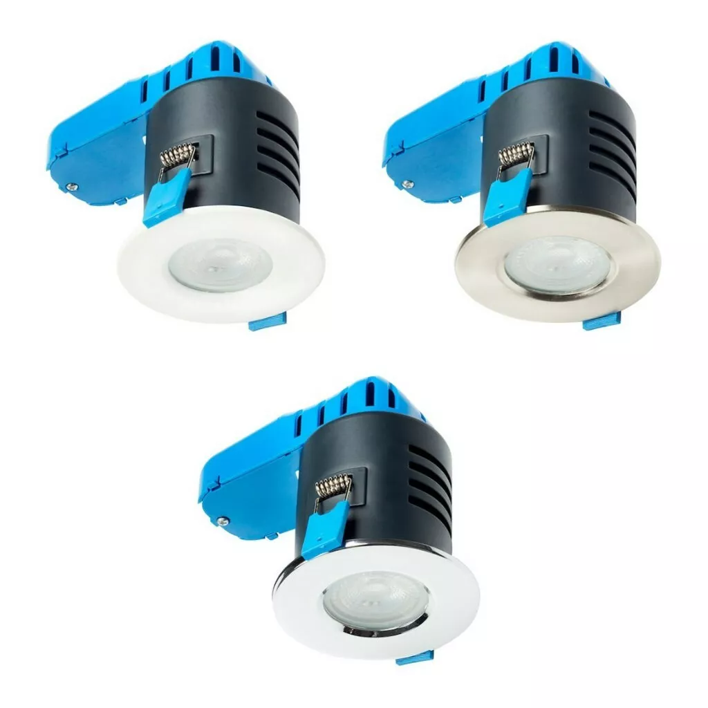 Chrome fire 2024 rated downlights