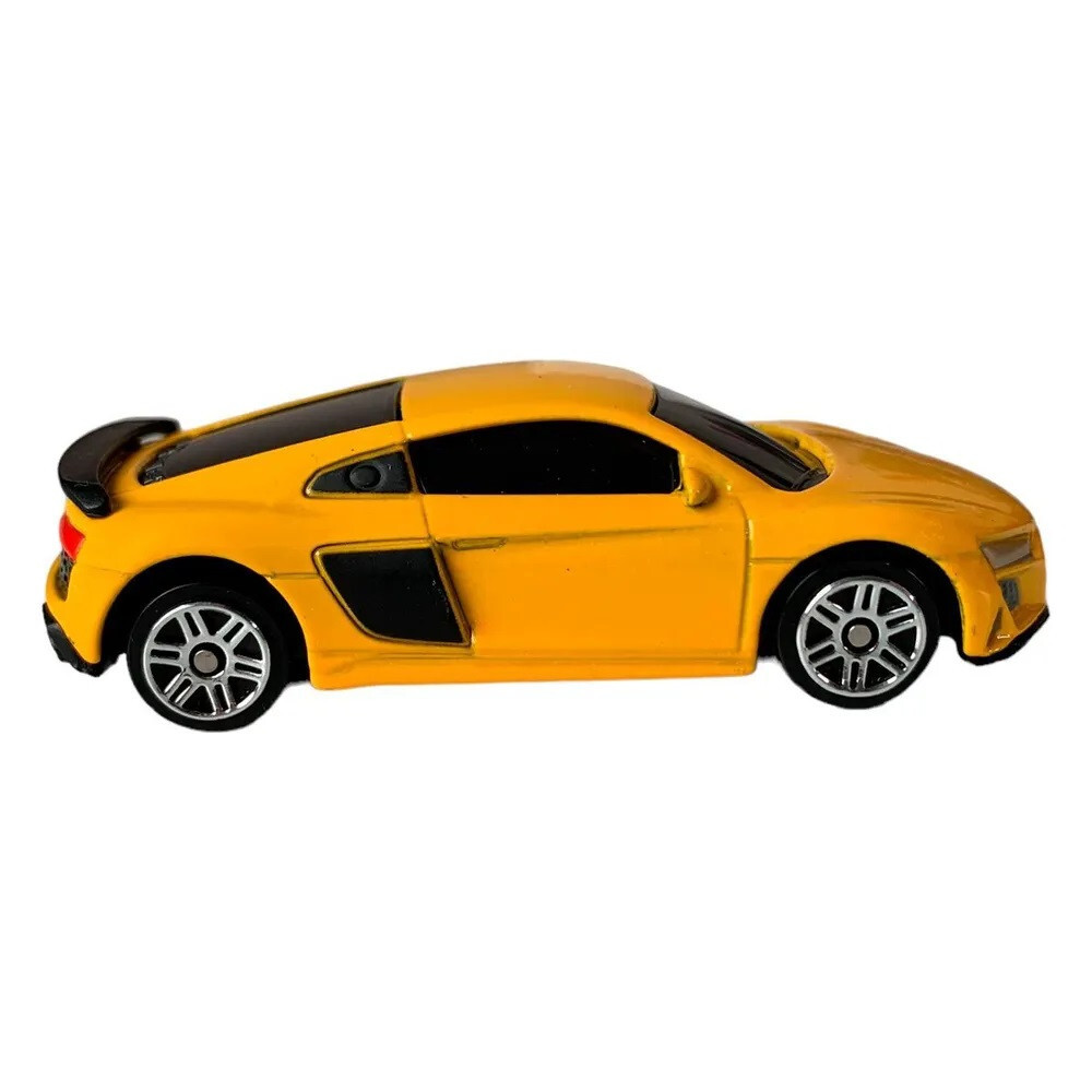 RMZ City 2019 Audi R8 Coupe Yellow 1:64 Scale 3 Inch Diecast Car
