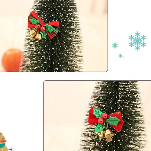 6 PCS Holiday Stocking Stuffer Christmas Bows Wreaths Christmas Burlap Bows - Picture 8 of 11