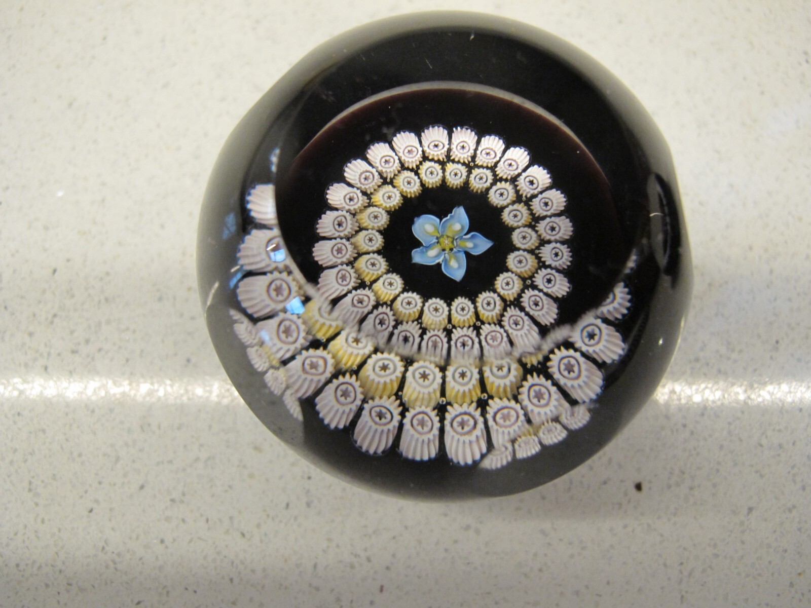 Vintage Caithness Miniature Fuschia & Me Not Paperweights eBay