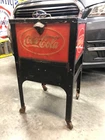 coca cola cooler vintage coke ice chest- RARE single 1930,s 4 sided