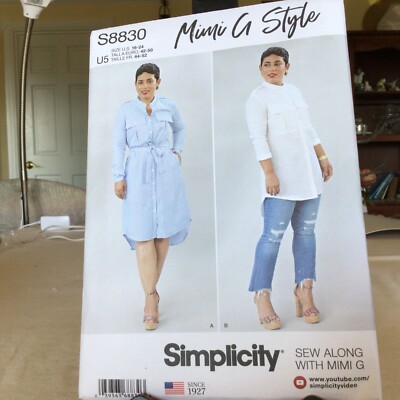 Simplicity R12079 Simplicity Mimi A Style S8830, 16-24 New, dress/shirt (2079) | eBay