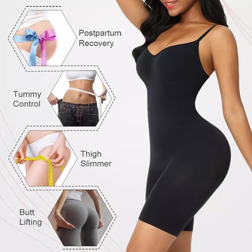 Women's Full Body Shaper Firm Tummy Control Shapewear Bodysuit Slimming - Picture 7 of 28