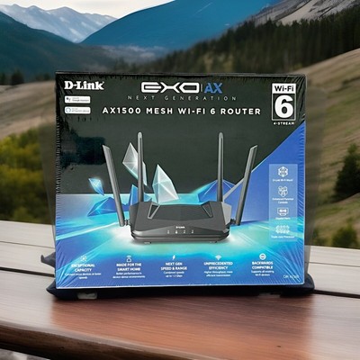 D-LINK EXO AX1500 WiFi Wi-Fi 6 Router - DIR-X1560 - BRAND NEW SEALED IN BOX