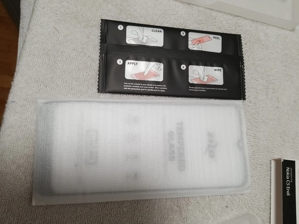Protector Pantalla Nokia C5 Endi Nuevo Fuera de Caja para Fotos.  Foto 3 de 4