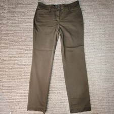 Express Size 6R Womens Pants Straight Mid Rise Casual Olive