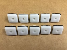 Qty 10 White Rocker Moulding Grommet With Sealer Clip For Hyundai 87758-37000