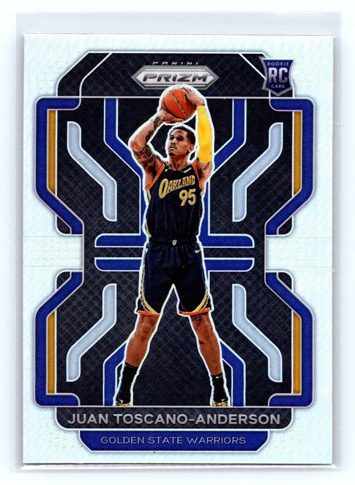 2021-22 NBA Prizm Juan Toscano-Anderson #295 Silver Prizm RC Warriors
