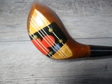 Vintage MacGregor Tourney M Keyhole Persimmon MT 1W Driver Re-Griped "Lampkin"