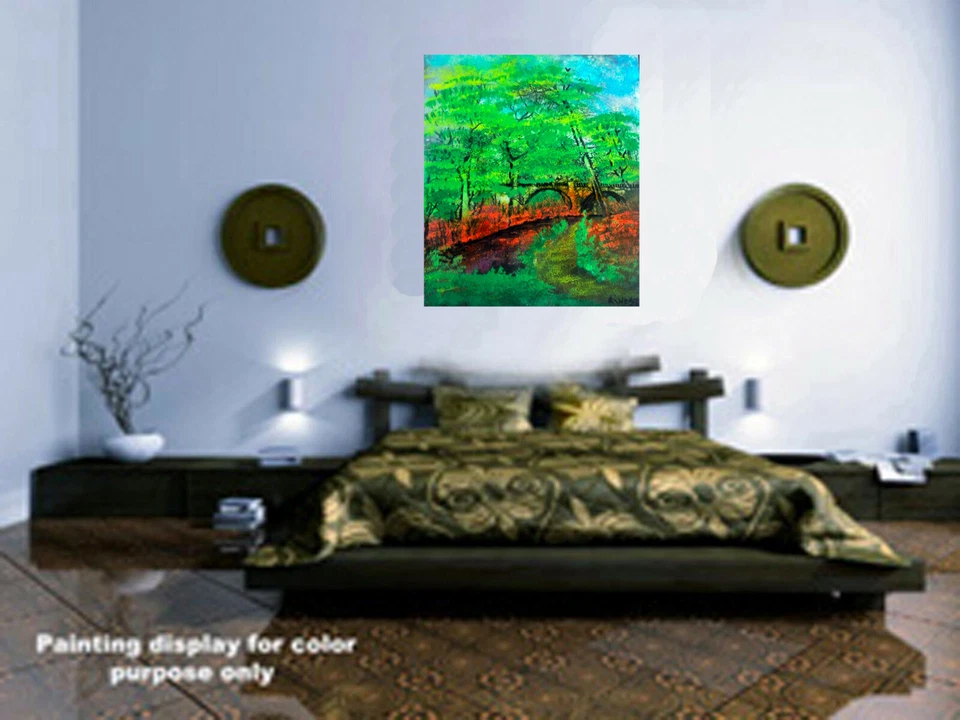 白兰地酒河。 原创绘画 11 英寸 x 8 英寸纸上作者 Roldan West。 带真品证明 — 第 4/4 张图片