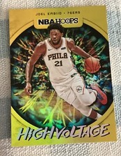 2019-20 Panini NBA Hoops High Voltage Joel Embiid #17 76ers