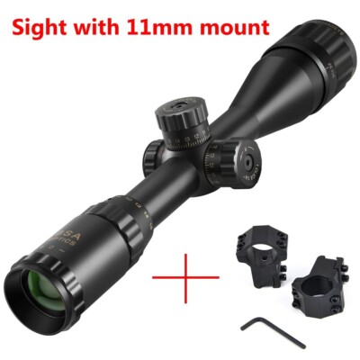 ライフルスコープ 4-16X44 (BSA CATSEYE) BSA 4-16x44 Tactical Riflescope Optic Sight Green Red