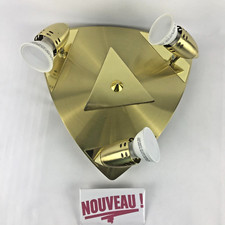 ➜Plafonnier/luminaire LED vintage plaque triangulaire spot pivotant/orientable