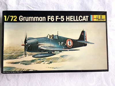  Vintage Heller 272 1:72 Grumman F6 F-5 Hellcat (DX10-10R8/10)